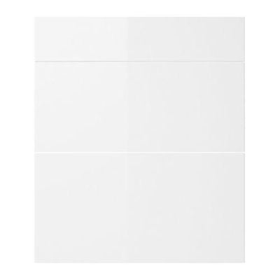 АБСТРАКТ Фронтальная панель ящика,3 штуки - белый/глянцевый, 40x70 см
