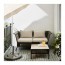 KUNGSHOLMEN 2-местный модульный диван, садовый черно-коричневый/Холло бежевый
