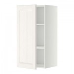 МЕТОД Шкаф навесной с полкой - 40x80 см, Лаксарби белый, белый