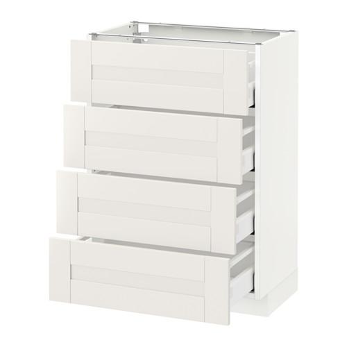 METOD/MAXIMERA напольн шкаф 4 фронт панели/4 ящика METOD/MAXIMERA напольн шкаф 4 фронт панели/4 ящика