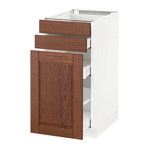 МЕТОД / МАКСИМЕРА Нплн шк с вдв мдл/2 фрнт - белый, Филипстад коричневый, 40x60 см