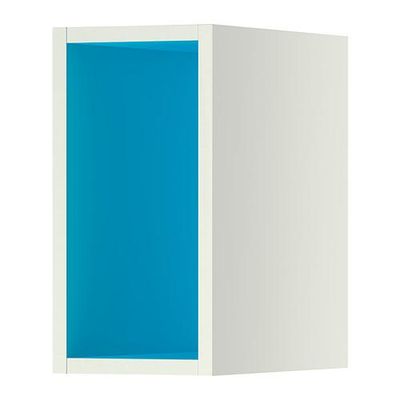 ТУТЕМО Открытый шкаф - 20x37x40 см, белый/голубой