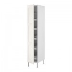 ФАКТУМ Высок шкаф с ящиками/пров корзин - Рамшё белый, 60x211 см ФАКТУМ Высок шкаф с ящиками/пров корзин - Рамшё белый, 60x211 см