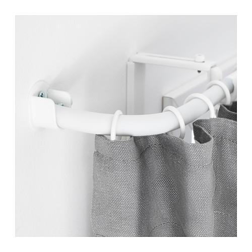 РЭККА Угловое соединен гардинного карниза - белый