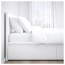 МАЛЬМ Высокий каркас кровати/4 ящика - 180x200 см, Лонсет, белый