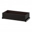 KOMPLEMENT ящик черно-коричневый 67.8x34.1x16 cm
