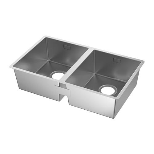 НОРРШЁН Двойная врезная мойка