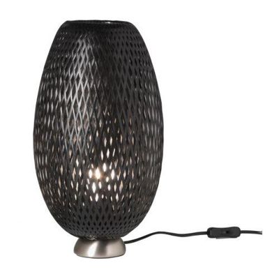 БОЙА Лампа настольная - никелированный/черный БОЙА Лампа настольная - никелированный/черный