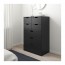 NORDLI комод с 7 ящиками ясень