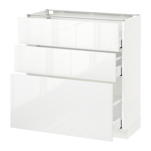 METOD/MAXIMERA напольный шкаф с 3 ящиками METOD/MAXIMERA напольный шкаф с 3 ящиками