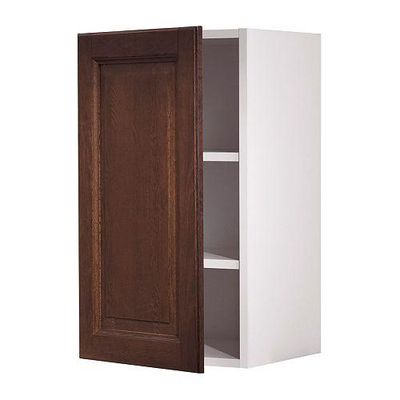 ФАКТУМ Шкаф навесной - Лильестад темно-коричневый, 30x70 см