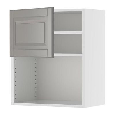 ФАКТУМ Навесной шкаф для СВЧ-печи - Лидинго серый, 60x70 см