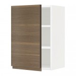 МЕТОД Шкаф навесной с полкой - белый, Воксторп под грецкий орех, 40x60 см МЕТОД Шкаф навесной с полкой - белый, Воксторп под грецкий орех, 40x60 см