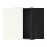 МЕТОД Шкаф навесной - под дерево черный, Хэггеби белый, 40x40 см МЕТОД Шкаф навесной - под дерево черный, Хэггеби белый, 40x40 см