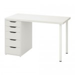 ALEX/LINNMON стол белый 60x74 cm