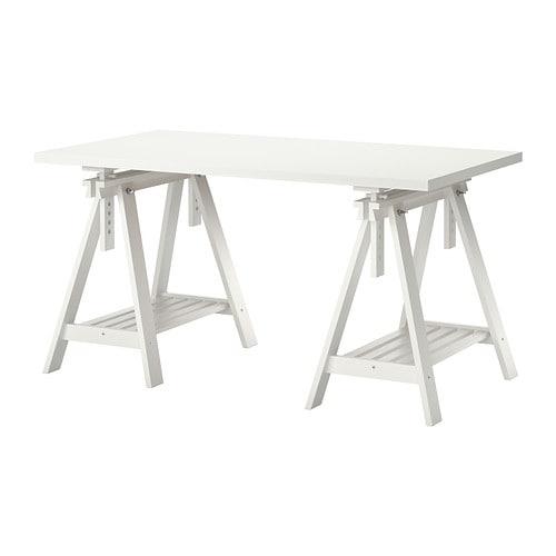 ЛИННМОН / ФИНВАРД Стол - белый ЛИННМОН / ФИНВАРД Стол - белый