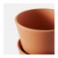 INGEFÄRA горшок цветочный с поддоном для сада/терракота 14 cm