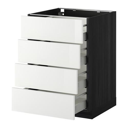 METOD/MAXIMERA напольн шкаф 4 фронт панели/4 ящика METOD/MAXIMERA напольн шкаф 4 фронт панели/4 ящика