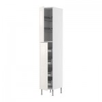 ФАКТУМ Высокий шкаф с ящиками/пров корзин - Лидинго белый с оттенком, 60x233 см ФАКТУМ Высокий шкаф с ящиками/пров корзин - Лидинго белый с оттенком, 60x233 см