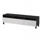 BESTÅ тумба д/ТВ с ящиками серый