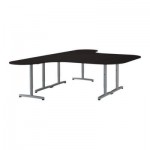 ГАЛАНТ Стол, комбинация - левый/черно-коричневый