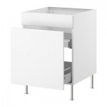 ФАКТУМ Напольн шк под мойку с ящ/1 дврц - Аплод белый ФАКТУМ Напольн шк под мойку с ящ/1 дврц - Аплод белый