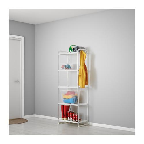 MULIG стеллаж белый 58x34x162 cm