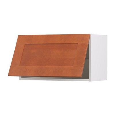 ФАКТУМ Горизонтальный навесной шкаф - Эдель классический коричневый, 92x40 см