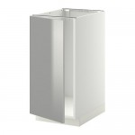 МЕТОД Наполный шкаф д/мойки/мусорн конт - белый, Гревста нержавеющ сталь МЕТОД Наполный шкаф д/мойки/мусорн конт - белый, Гревста нержавеющ сталь