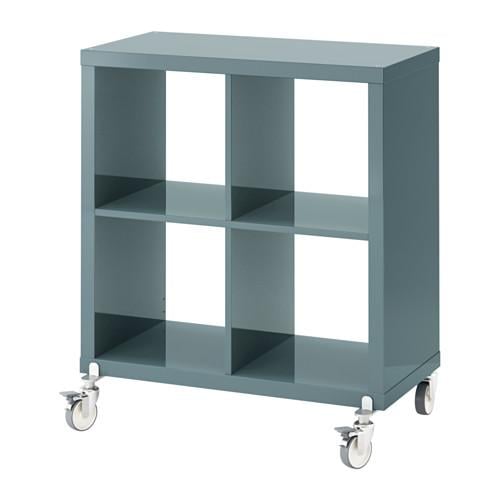 Kallax Shelving on wheels (091.974.03) - anmeldelser, sammenligning