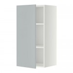 МЕТОД Шкаф навесной с полкой - 40x80 см, Веддинге серый, белый