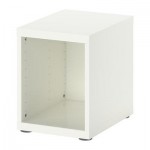 БЕСТО Секция полок/верхний доп модуль - белый БЕСТО Секция полок/верхний доп модуль - белый