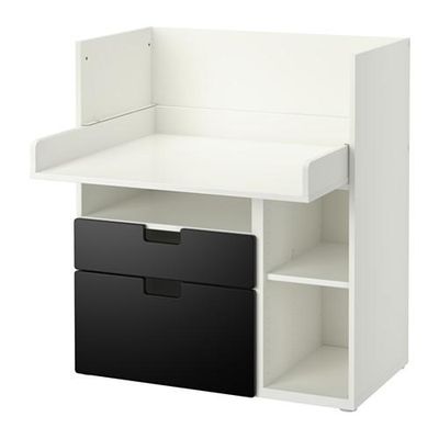 STUVA Desk with 2 drawers - White / Black (791.246.58) - reviews, price
