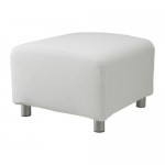 КЛИППАН Чехол на пуф - Гранон белый, Гранон белый