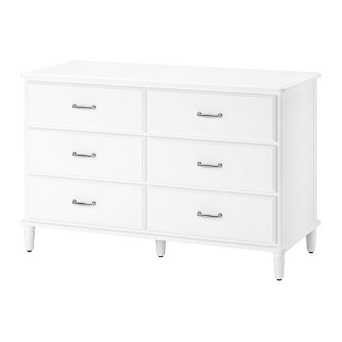 Tyssedal Chest Of Drawers With 6, Ikea 6 Drawer Frosted Dresser