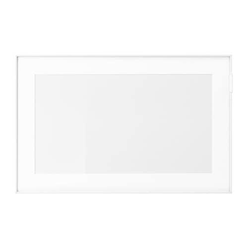 ГЛАССВИК Стеклянная дверь - белый/прозрачное стекло