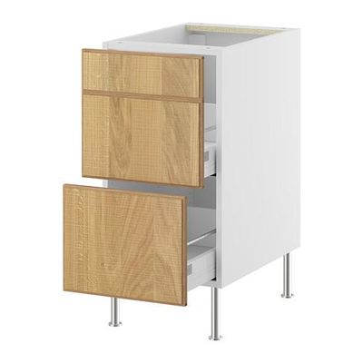 ФАКТУМ Напольный шкаф д/мусорн контейнеров - Норье дуб ФАКТУМ Напольный шкаф д/мусорн контейнеров - Норье дуб