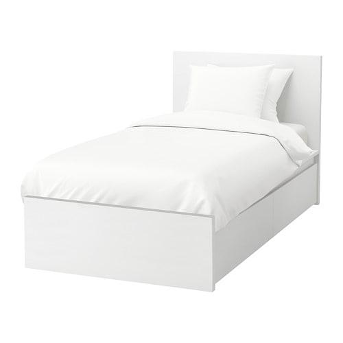 Malm Bed Frame 2 Bedbox White, Ikea White Malm Queen Bed Frame