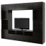 БЕСТО Шкаф для ТВ, комбин/стеклян дверцы - Лаппвикен/Синдвик черно-коричневый прозрачное стекло, направляющие ящика,нажимные