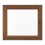 OXBERG стеклянная дверь коричневый ясеневый шпон 40x35 cm