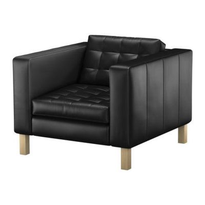 Karlstad Armchair With Utjazhki, Ikea Faux Leather Chair
