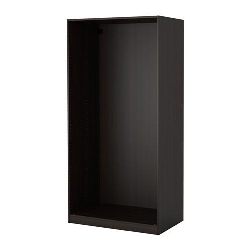 PAX каркас гардероба черно-коричневый 99.8x58x201.2 cm