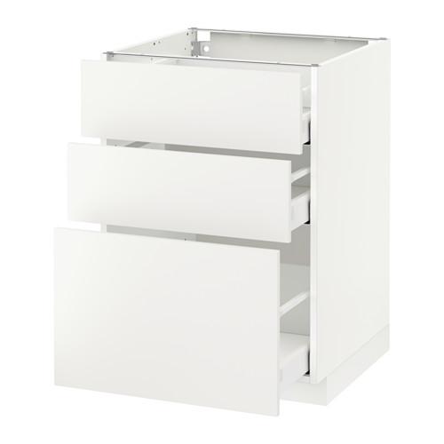METOD/MAXIMERA напольный шкаф с 3 ящиками