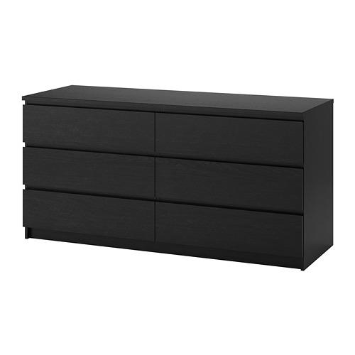 chest of drawers drawers black-brown (701.033.49) - reviews, where to buy