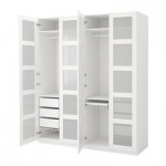 ПАКС Гардероб - плавно закрывающиеся петли, 200x60x236 см ПАКС Гардероб - плавно закрывающиеся петли, 200x60x236 см