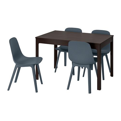 ODGER/EKEDALEN стол и 4 стула
