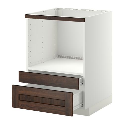 МЕТОД / ФОРВАРА Напольн шк д/комб СВЧ/ящики - Эдсерум под дерево коричневый, белый МЕТОД / ФОРВАРА Напольн шк д/комб СВЧ/ящики - Эдсерум под дерево коричневый, белый