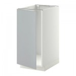 МЕТОД Наполный шкаф д/мойки/мусорн конт - Веддинге серый, белый