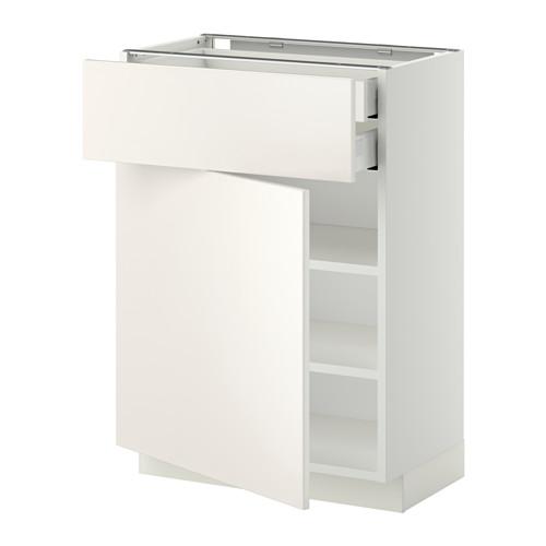 METOD напольн шкаф двр/фр пнл/плк/2низ ящ оцинковка