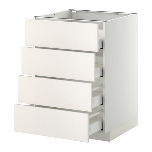 METOD напольн шкаф 4 фронт панели/4 ящика